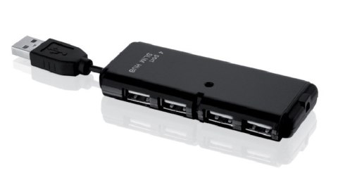 Hub IBOX USB 2.0 4-PORTY CZARNY IUHT008C (4x USB 2.0; kolor czarny) Hub IBOX USB 2.0 4-PORTY CZARNY IUHT008C (4x USB 2.0; kolor czarny)