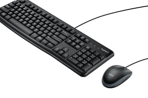 Zestaw klawiatura + mysz Logitech MK120 920-002562 (membranowa; USB 2.0; (US); kolor czarny; optyczna; 1000 DPI) Zestaw klawiatura + mysz Logitech MK120 920-002562 (membranowa; USB 2.0; (US); kolor czarny; optyczna; 1000 DPI)
