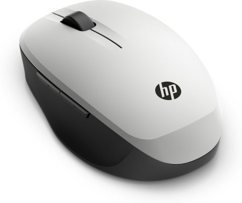Mysz HP Dual Mode Wireless/Bluetooth Mouse Silver 300 bezprzewodowa srebrna 6CR72AA Mysz HP Dual Mode Wireless/Bluetooth Mouse Silver 300 bezprzewodowa srebrna 6CR72AA