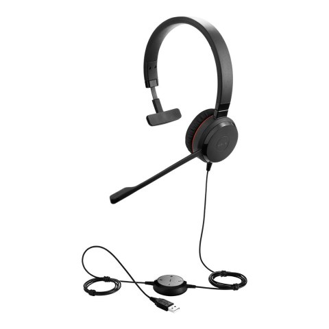 Zestaw słuchawkowy Przewodowy Jabra Evolve 30 II UC mono USB-A Zestaw słuchawkowy Przewodowy Jabra Evolve 30 II UC mono USB-A