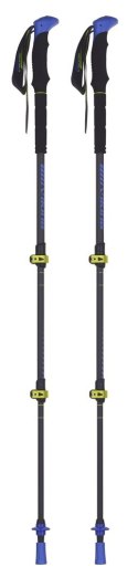 Kije Viking Carbo Lite Trekking czarno/limonkowe