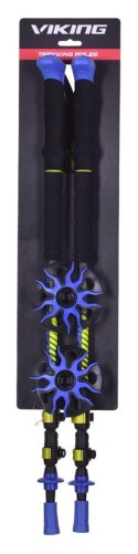 Kije Viking Carbo Lite Trekking czarno/limonkowe