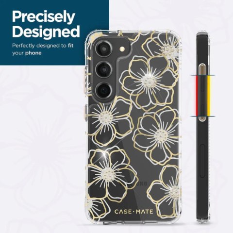 Case-Mate Floral Gems - Etui Samsung Galaxy S23 (Przezroczysty) Case-Mate Floral Gems - Etui Samsung Galaxy S23 (Przezroczysty)