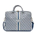 Guess 4G Printed Stripes Computer Bag - Torba na notebooka 16" (Niebieski)