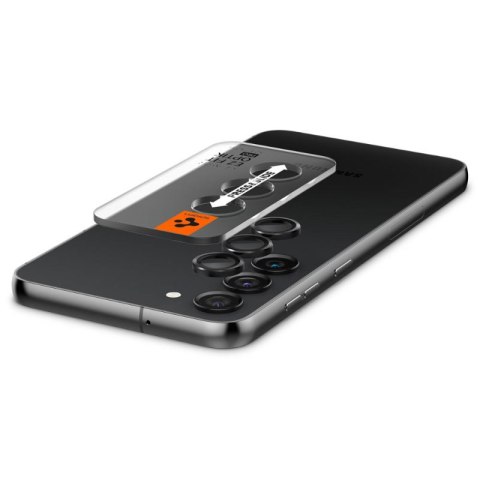Spigen Optik.TR Camera Lens Protector 2-Pack - Szkło ochronne na obiektyw 2 szt. do Samsung Galaxy S23 / S23+ (Czarny) Spigen Optik.TR Camera Lens Protector 2-Pack - Szkło ochronne na obiektyw 2 szt. do Samsung Galaxy S23 / S23+ (Czarny)