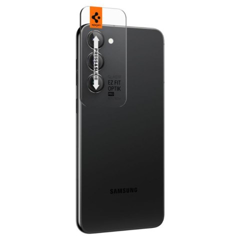 Spigen Optik.TR Camera Lens Protector 2-Pack - Szkło ochronne na obiektyw 2 szt. do Samsung Galaxy S23 / S23+ (Czarny) Spigen Optik.TR Camera Lens Protector 2-Pack - Szkło ochronne na obiektyw 2 szt. do Samsung Galaxy S23 / S23+ (Czarny)
