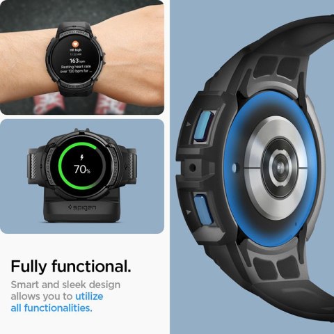 Spigen Rugged Armor Pro - Pasek + etui do Samsung Galaxy Watch 6 40 mm (Czarny) Spigen Rugged Armor Pro - Pasek + etui do Samsung Galaxy Watch 6 40 mm (Czarny)