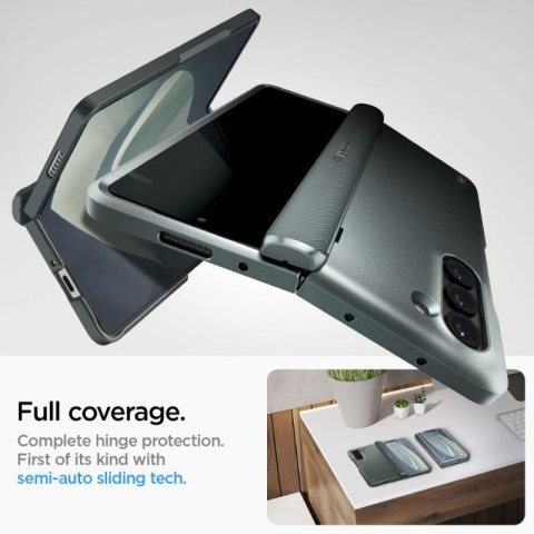 Spigen Slim Armor Pro - Etui do Samsung Galaxy Z Fold 5 (Abyss Green) Spigen Slim Armor Pro - Etui do Samsung Galaxy Z Fold 5 (Abyss Green)