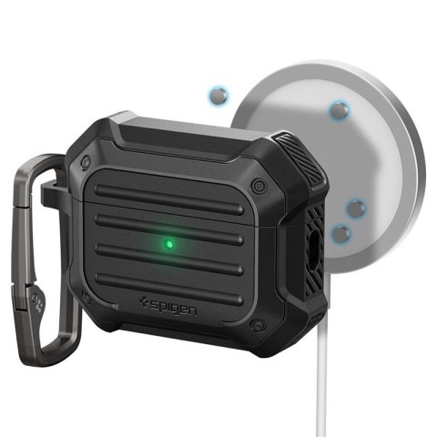 Spigen Tough Armor MagSafe - Etui do Apple AirPods Pro 1 / 2 (Czarny) Spigen Tough Armor MagSafe - Etui do Apple AirPods Pro 1 / 2 (Czarny)