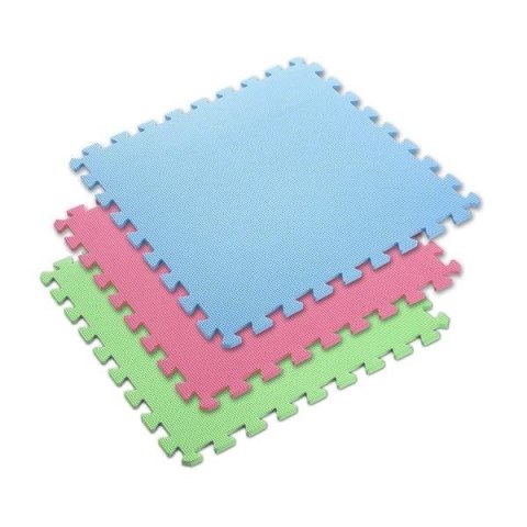 Mata puzzle Multipack One Fitness MP10 zielono-niebiesko-czerwone 9 elementów 10 mm Mata puzzle Multipack One Fitness MP10 zielono-niebiesko-czerwone 9 elementów 10 mm