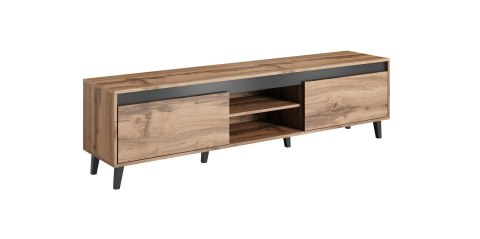 Szafka RTV NORD II 170cm dąb wotan/antracyt Szafka RTV NORD II 170cm dąb wotan/antracyt