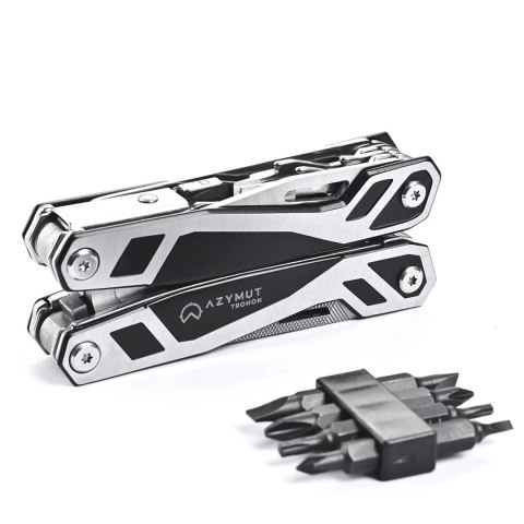 Multitool AZYMUT Trohon - 12 narzędzi +8 bitów +kabura (H-P2010121) Multitool AZYMUT Trohon - 12 narzędzi +8 bitów +kabura (H-P2010121)