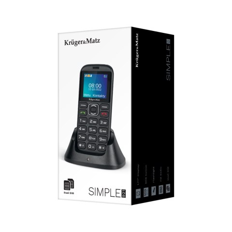 KRUGER & MATZ TELEFON GSM DLA SENIORA SIMPLE 921 KRUGER & MATZ TELEFON GSM DLA SENIORA SIMPLE 921