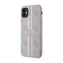 Guess 4G Printed Stripes MagSafe - Etui iPhone 11 (Różowy)