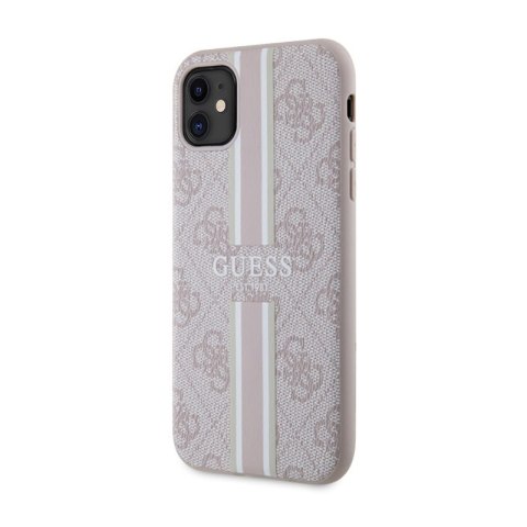 Guess 4G Printed Stripes MagSafe - Etui iPhone 11 (Różowy) Guess 4G Printed Stripes MagSafe - Etui iPhone 11 (Różowy)