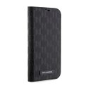 Karl Lagerfeld Booktype Saffiano Monogram - Etui iPhone 14 (Czarny)