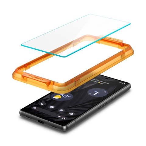 Spigen Alm Glas.TR 2-Pack - Szkło hartowane do Google Pixel 7A (2 szt.) (Przezroczysty) Spigen Alm Glas.TR 2-Pack - Szkło hartowane do Google Pixel 7A (2 szt.) (Przezroczysty)