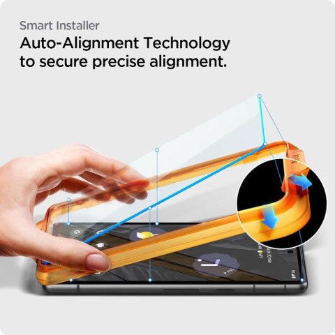 Spigen Alm Glas.TR 2-Pack - Szkło hartowane do Google Pixel 7A (2 szt.) (Przezroczysty) Spigen Alm Glas.TR 2-Pack - Szkło hartowane do Google Pixel 7A (2 szt.) (Przezroczysty)