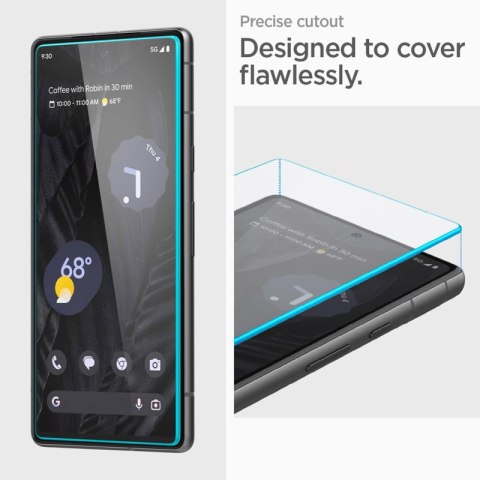 Spigen Alm Glas.TR 2-Pack - Szkło hartowane do Google Pixel 7A (2 szt.) (Przezroczysty) Spigen Alm Glas.TR 2-Pack - Szkło hartowane do Google Pixel 7A (2 szt.) (Przezroczysty)