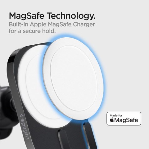 Spigen ITM12W OneTap Pro 3 - Magnetyczny uchwyt samochodowy z ładowaniem bezprzewodowym 15W MagSafe (Czarny) Spigen ITM12W OneTap Pro 3 - Magnetyczny uchwyt samochodowy z ładowaniem bezprzewodowym 15W MagSafe (Czarny)