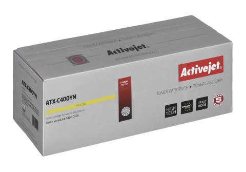 Activejet ATX-C400YN Toner (zamiennik Xerox 106R03509; Supreme; 2500 stron; żółty) Activejet ATX-C400YN Toner (zamiennik Xerox 106R03509; Supreme; 2500 stron; żółty)