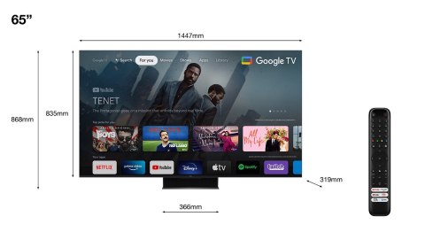 Telewizor 65" TCL 65C845 Telewizor 65" TCL 65C845