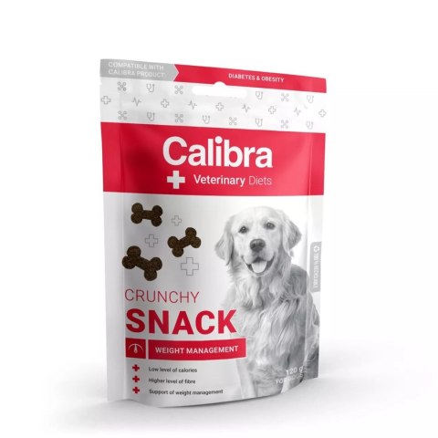 CALIBRA VD DOG CRUNCHY SNACK WEIGHT MANAGEMENT- przysmak dla psa - 120G CALIBRA VD DOG CRUNCHY SNACK WEIGHT MANAGEMENT- przysmak dla psa - 120G