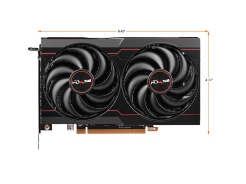 Karta graficzna SAPPHIRE Radeon RX 6600 PULSE Gaming 8GB GDDR6 Karta graficzna SAPPHIRE Radeon RX 6600 PULSE Gaming 8GB GDDR6