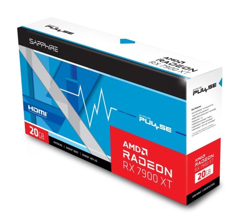 Karta graficzna SAPPHIRE Radeon RX 7900 XT PULSE Gaming OC 20GB Karta graficzna SAPPHIRE Radeon RX 7900 XT PULSE Gaming OC 20GB