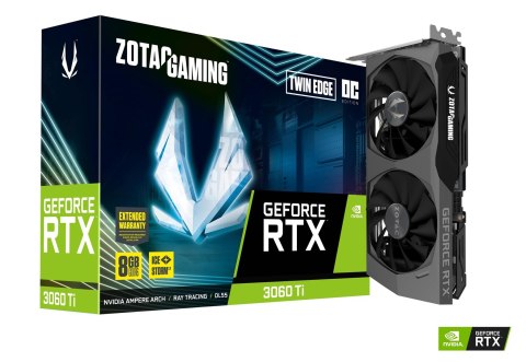 Karta Graficzna ZOTAC GAMING GeForce RTX 3060 Ti Twin Edge OC LHR 8GB GDDR6 (WYPRZEDAŻ) Karta Graficzna ZOTAC GAMING GeForce RTX 3060 Ti Twin Edge OC LHR 8GB GDDR6 (WYPRZEDAŻ)