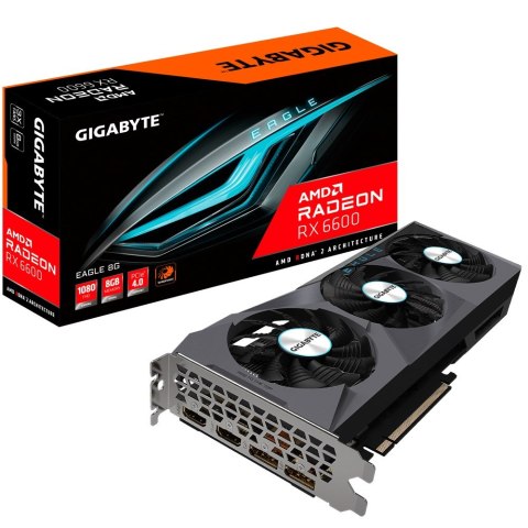 Karta graficzna Gigabyte Radeon RX 6600 EAGLE 8GB GDDR6 Karta graficzna Gigabyte Radeon RX 6600 EAGLE 8GB GDDR6