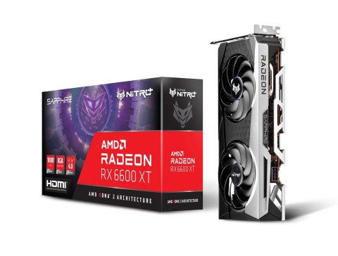 Karta graficzna SAPPHIRE Nitro+ RX 6600 XT GAMING OC 8GB (WYPRZEDAŻ) Karta graficzna SAPPHIRE Nitro+ RX 6600 XT GAMING OC 8GB (WYPRZEDAŻ)