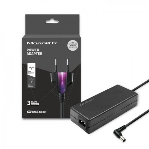 QOLTEC ZASILACZ SIECIOWY DO MONITORA LG/SAMSUNG 65W | 19V | 3.42 | 6.5*4.4 | +KABEL ZASILAJĄCY QOLTEC ZASILACZ SIECIOWY DO MONITORA LG/SAMSUNG 65W | 19V | 3.42 | 6.5*4.4 | +KABEL ZASILAJĄCY
