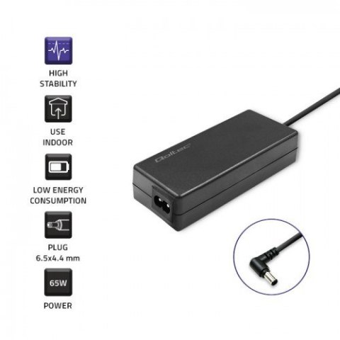 QOLTEC ZASILACZ SIECIOWY DO MONITORA LG/SAMSUNG 65W | 19V | 3.42 | 6.5*4.4 | +KABEL ZASILAJĄCY QOLTEC ZASILACZ SIECIOWY DO MONITORA LG/SAMSUNG 65W | 19V | 3.42 | 6.5*4.4 | +KABEL ZASILAJĄCY