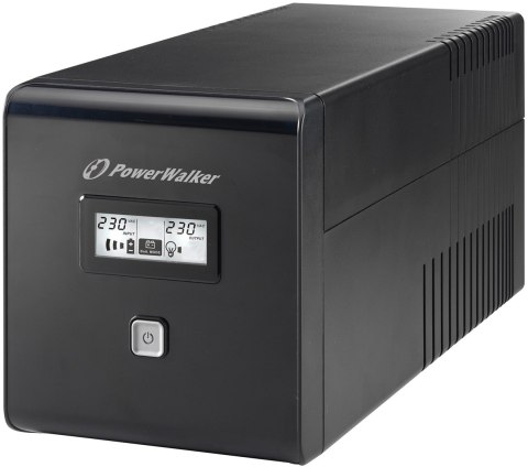 POWER WALKER UPS LINE-IN VI 1000 LCD 1000VA, 2X SCHUKO+2X IEC C13, RJ11/45, USB, LCD POWER WALKER UPS LINE-IN VI 1000 LCD 1000VA, 2X SCHUKO+2X IEC C13, RJ11/45, USB, LCD
