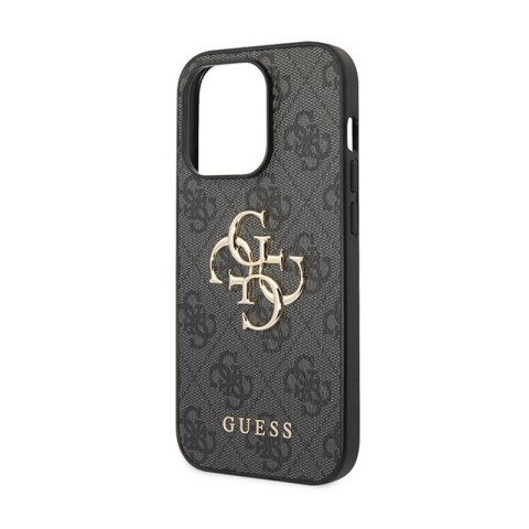 Guess 4G Big Metal Logo - Etui iPhone 15 Pro Max (szary) Guess 4G Big Metal Logo - Etui iPhone 15 Pro Max (szary)