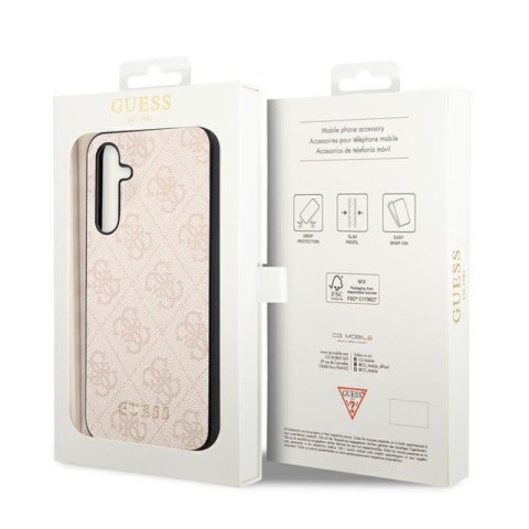 Guess 4G Metal Gold Logo - Etui Samsung Galaxy A54 5G (różowy) Guess 4G Metal Gold Logo - Etui Samsung Galaxy A54 5G (różowy)