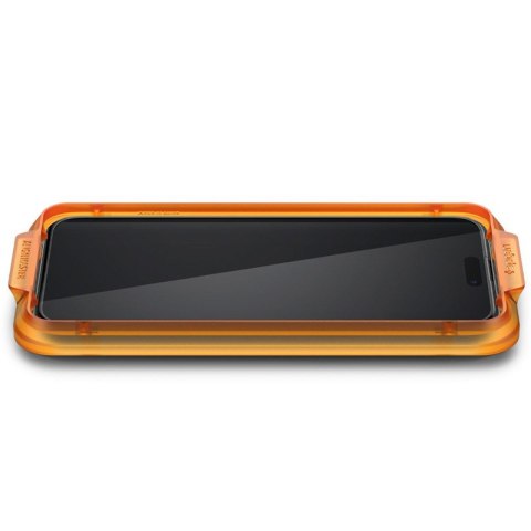 Spigen Alm Glass FC 2-Pack - Szkło hartowane do iPhone 15 Pro 2 szt (Czarna ramka) Spigen Alm Glass FC 2-Pack - Szkło hartowane do iPhone 15 Pro 2 szt (Czarna ramka)