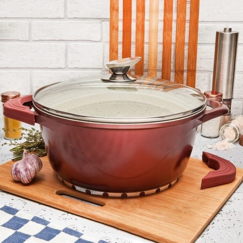 GARNEK ALUMINIOWY Z POKRYWKĄ 28cm STARKE PRO VICTORIA GARNEK ALUMINIOWY Z POKRYWKĄ 28cm STARKE PRO VICTORIA