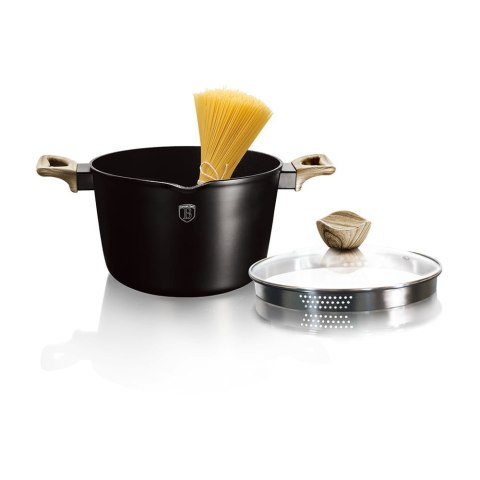 GARNEK DO MAKARONU 24cm 6.0L BERLINGER HAUS EBONY MAPLE BH-1709 GARNEK DO MAKARONU 24cm 6.0L BERLINGER HAUS EBONY MAPLE BH-1709