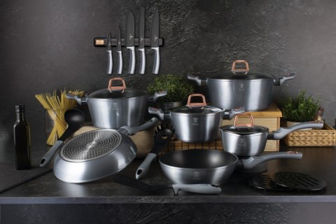 GARNEK DO MAKARONU 24cm 6.0L TYTANOWY BERLINGER HAUS MOONLIGHT BH-6015 GARNEK DO MAKARONU 24cm 6.0L TYTANOWY BERLINGER HAUS MOONLIGHT BH-6015