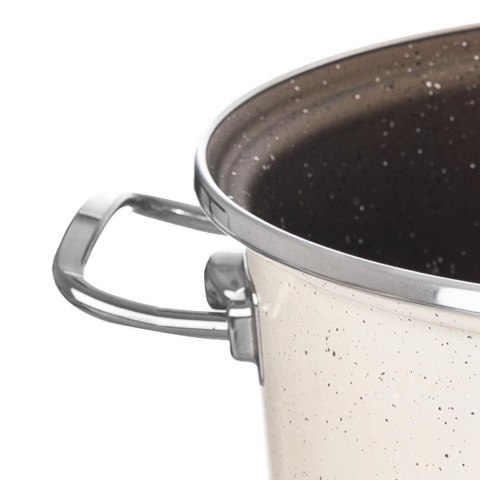 GARNEK EMALIOWANY 24cm 4.5L Z POWŁOKĄ GRANITOWĄ ORION 113145 GARNEK EMALIOWANY 24cm 4.5L Z POWŁOKĄ GRANITOWĄ ORION 113145