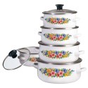 GARNEK EMALIOWANY 24cm 5.0L KLAUSBERG KB-7169-24-BL