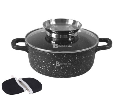 GARNEK GRANITOWY 1.3L 16cm BRUNBESTE BB-1918 GARNEK GRANITOWY 1.3L 16cm BRUNBESTE BB-1918