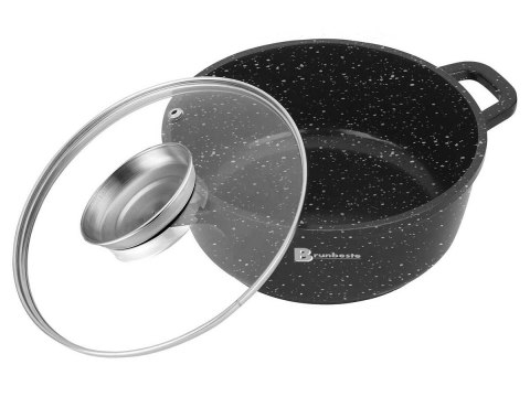 GARNEK GRANITOWY 1.3L 16cm BRUNBESTE BB-1918 GARNEK GRANITOWY 1.3L 16cm BRUNBESTE BB-1918