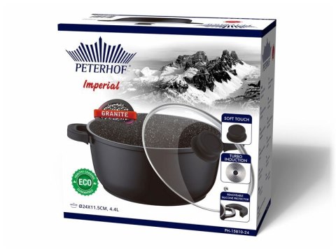 GARNEK GRANITOWY 4.4L 24CM PETERHOF IMPERIAL PH-15810-24 GARNEK GRANITOWY 4.4L 24CM PETERHOF IMPERIAL PH-15810-24