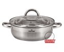 GARNEK STAL.NIERDZ. PŁASKI 1.9L 20CM ZILNER ZL-7401
