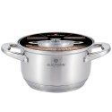 GARNEK STAL NIERDZ. Z POKR. 22cm 4.3L SATYNA BLAUMANN GOURMET LINE BL-3457