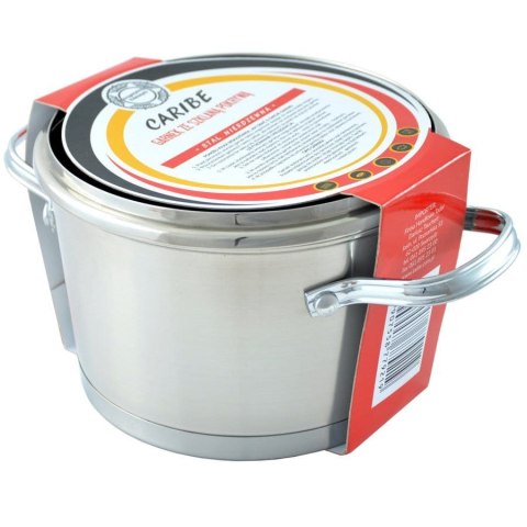 GARNEK STALOWY Z POKRYWKĄ 20cm 3.0L KONIGHOFFER CARIBE GARNEK STALOWY Z POKRYWKĄ 20cm 3.0L KONIGHOFFER CARIBE