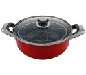 GARNEK Z KOSZYKIEM DO SMAŻENIA FRYTEK 4.0L 24cm EDEL HOFF EH-7708-RD